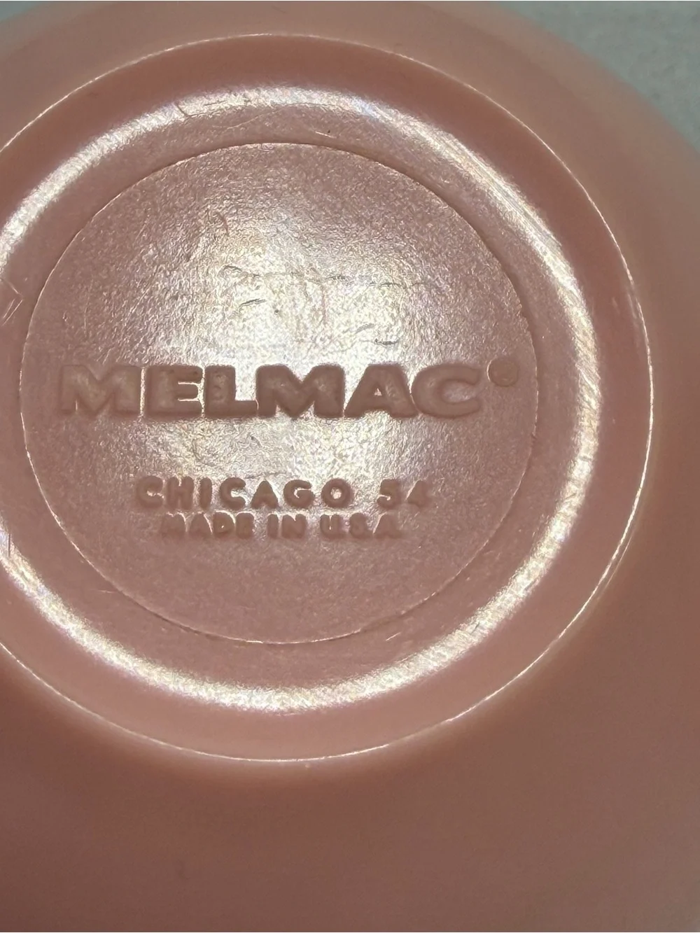 MELMAC CHICAGO 54 Pink Creamer With A Lid